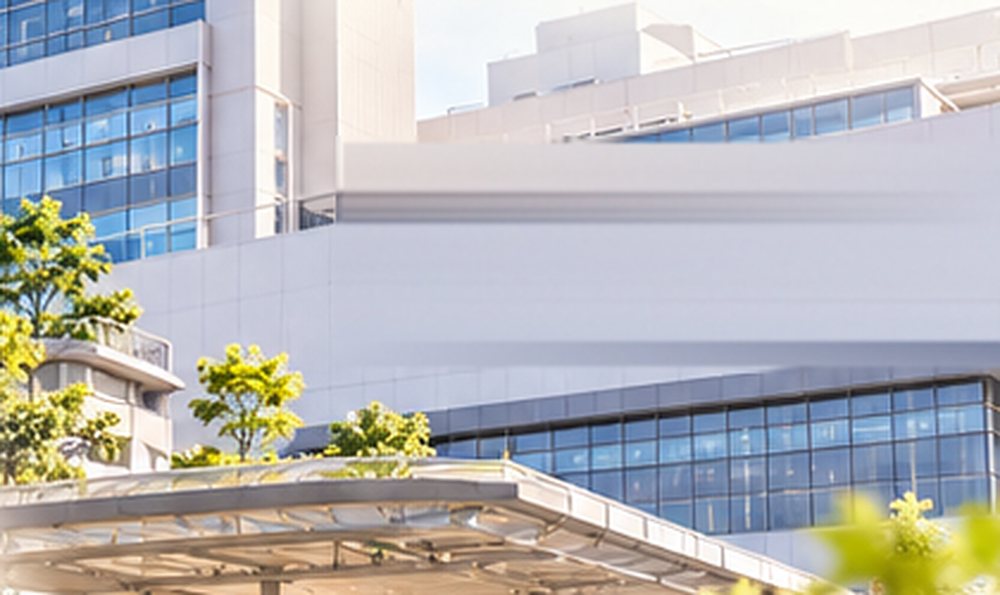 醫院建築示意圖(電腦繪製,並非實景)